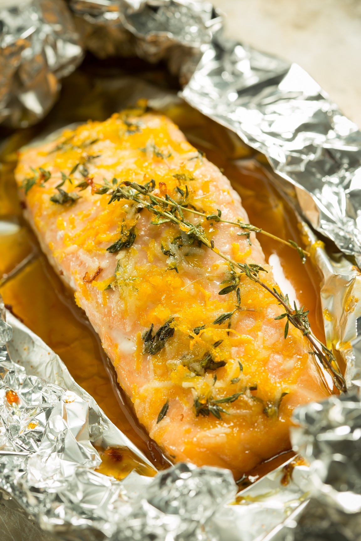 Meals for under £10: Foil Baked Salmon with Honey