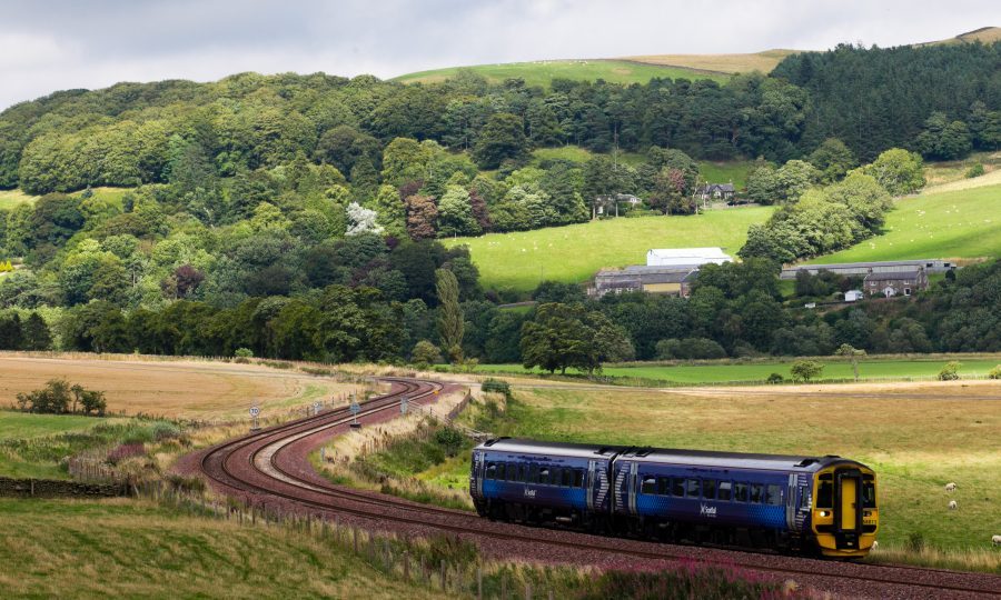 Borders Railway Stations Map