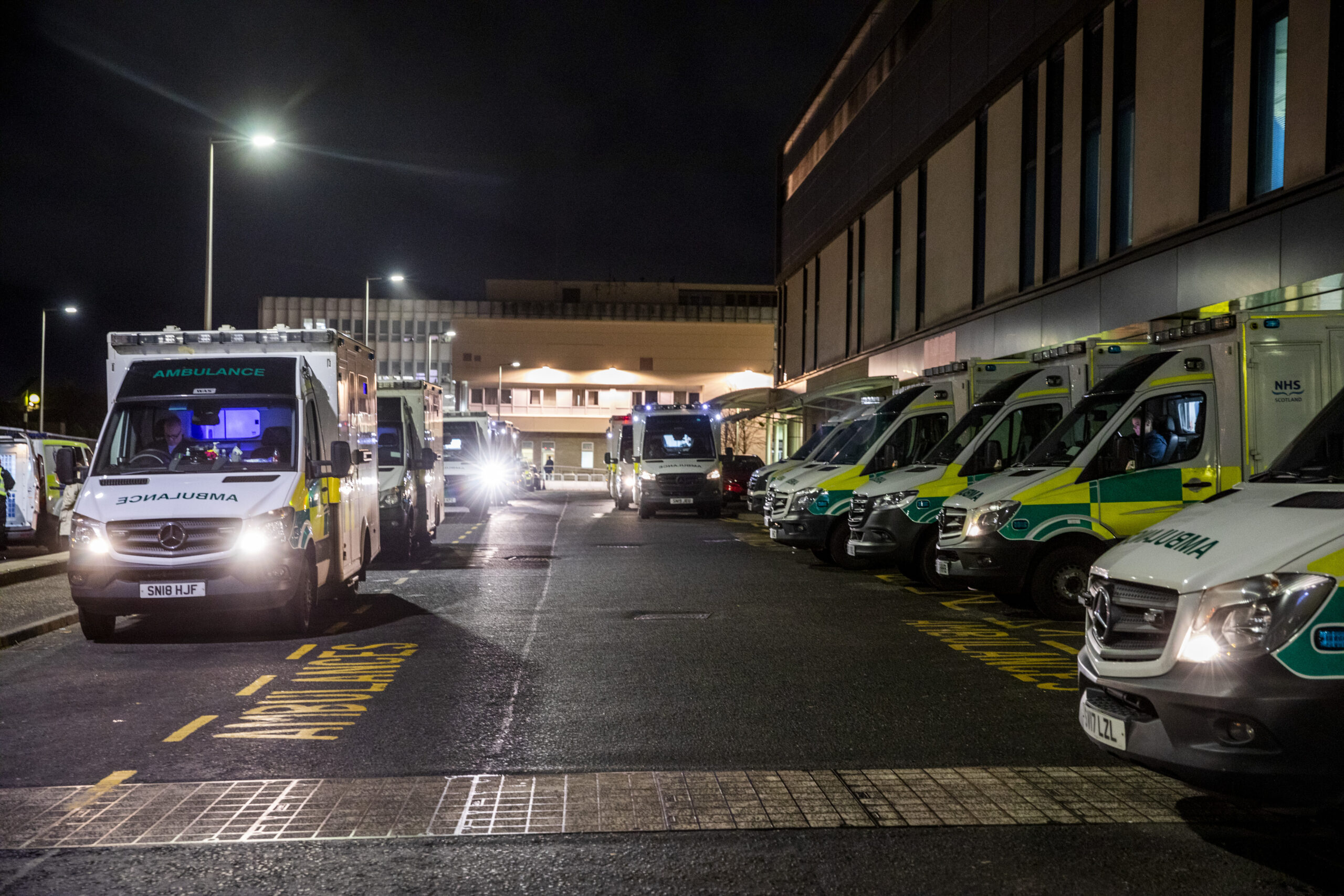 Ambulance Queues At Scotland's A&es Blamed On Shortage Of Beds And Staff